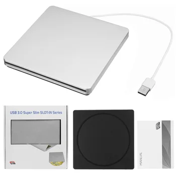 Vanjski disk CD DVD USB 3.0 CD DVD Rom Rewriter uređaj za Snimanje za snimanje velike brzine Prijenosa Podataka za prijenosna/stolna računala Win 7/8/10 Linux OS