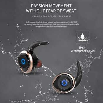Bežične Slušalice AWEI T1 TWS S Mikrofonom Sportski Vodootporne Bluetooth kompatibilne Slušalice pravi Bežične Stereo Slušalice
