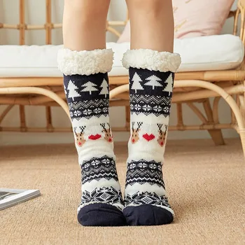 Ženske čarape Zimske Božićne čarape za seks iz crtića 