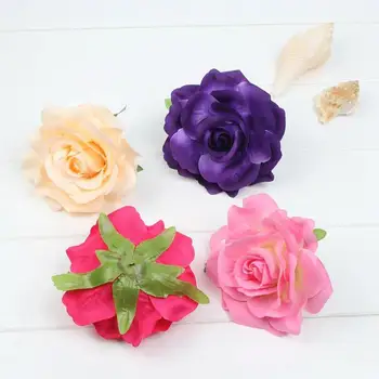 Vruće DIY 1pc 11 cm Ruža 3D Cvijet Ukras Glave Home College Smještaj za Modeliranje Trodimenzionalnih Proizvoda Zanat Lijep Umjetna Dekoracija