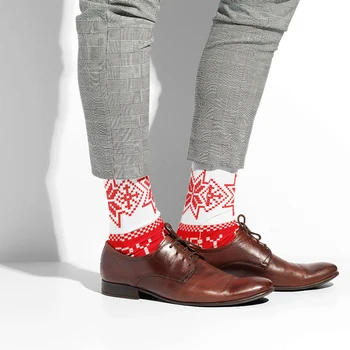Božić je sreća Duge Čarape, Darove za djecu Zimske Unisex Slatka kompresije čarape Modni Zabavne tople čarape Harajuku