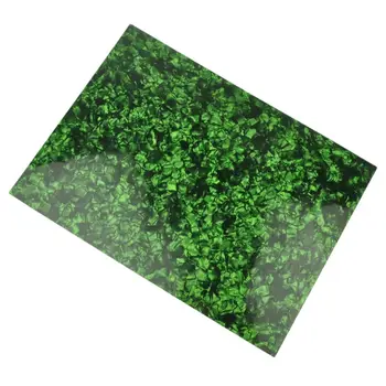 Veličina A4 0,46 mm Biser-zelena Целлулоидный list 210х297 mm za obloge za obloge na red Gitare neurotransmiter