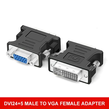 Iron Vijak DVI NA VGA Adapter DVI24+5 Priključak ZA VGA Ženska Glava HD Priključite Računalo Kabel VGA NA Интерфейсному Opremu DVI