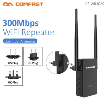 Comfast CF-WR302S Bežični Wi-FI Router Repeater 300 M 10 dbi Antena za Wi-Fi Repeater signala 802.11 N/B/G Roteador Wi-fi Zvao Extende