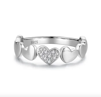 2021 Listopad Kolekcionarska Prsten za žene Муассанит Solitaire Prsten s Odgovarajućim Svadba Dijamantima