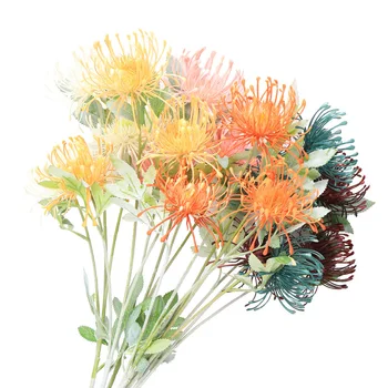 3 Glave Лейкоспермума Umjetno Cvijeće za vjenčanje ukras Flores Artificiales Plastične Lažni Cvjetne Biljke Fleur Artificielle