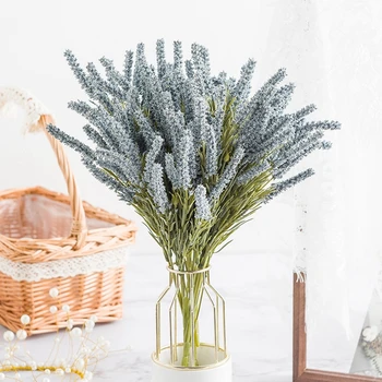 Umjetna biljka Lavanda Pšenične Klasje Vjenčanje Home Dekor Obrt Cvjetnih aranžmana DIY Dnevni boravak Lažni Cvijeće