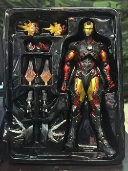 Figure Anime Marvel Ironman Play Art Kais Avengers: Endgame Vitičastu Model Lutke spider-Man i Hulk Brinquedos Juguetes Фигма