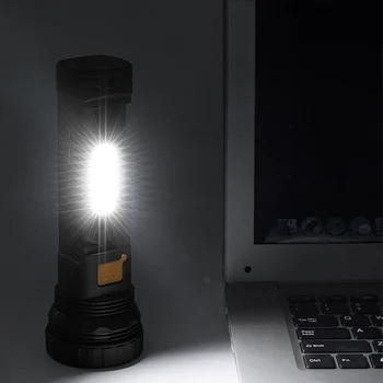 Solarno Punjenje Svjetiljku Moćan USB Punjiva Lampa LED Svjetiljka Power Bank Kamp Pješačenje Svjetiljku na Biciklu Ručna Lampa