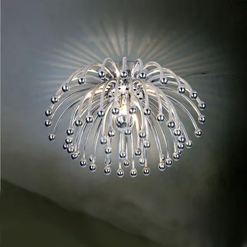 Nova Krizantema Jednostavan Kreativni Stropna Svjetiljka LED Žarulje Funky Art Lampa za Dnevni boravak Novost Rasvjete