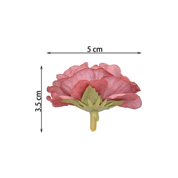10шт 5 cm umjetni cvijet svile cvijet ruže glava vjenčanje college kućni ukras DIY гирлянда Spomenar Poklon kutija Obrt