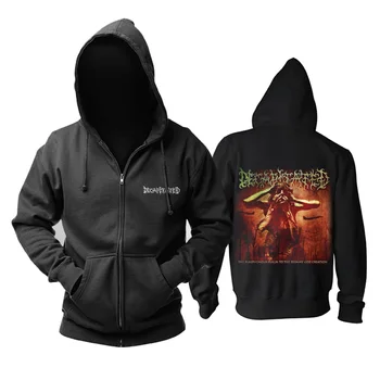 8 dizajna Majica na munje Lijepa meka i topla обезглавленная rock-crna majica s kapuljačom jesensko-zimska jakna dark death metal sudadera