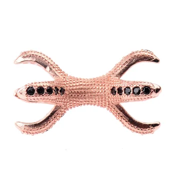 OIQUEI Nova Moda Mikro Utrti Perle Hobotnice Za izradu nakita DIY Crna Cirkon Ovjes Potpornji Pogodan Za Narukvicu Ručni Rad Ogrlica