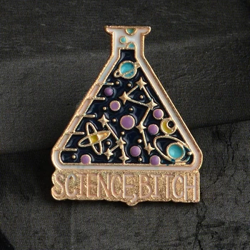 DoreenBeads Znanstvena Kuja Igle Broševi Ikone Kemijska Znanost X-To Je Magija, Koja Radi Znanstveni Eksperiment Kup Dar Ljubitelj Znanosti