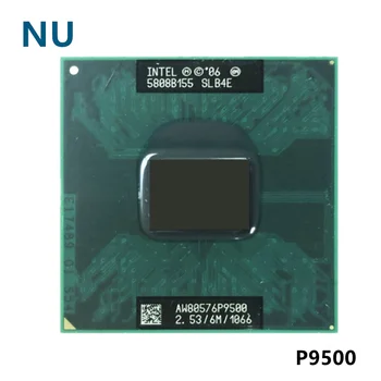 Intel Core 2 Duo Mobile P9500 SLB4E SLGE8 2,5 Ghz Dual-core Двухпоточный procesor 6 M 25 W Priključak P