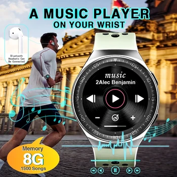 Bluetooth Poziv Pametnih satova Za muškarce 8 G memorijska Kartica Music player pametni sat za Xiaomi Huawei Apple Telefon Vodootporan Fitness tracker