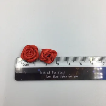 100pc 1,5 cm Mini Mix Boja Svile, Umjetnih Glave Boja Ruža Za Svadbene Zurke Uređenje Doma DIY Pribor Lažni Cvijeće