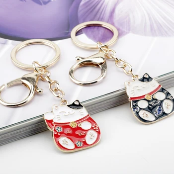 Japanski privjesci za ključeve sa mačka Sreće Koi Ribe Airpods Privjesak Privjesak Za ključeve Ljepota Ženska Moda Modni Predmet Privjesak za ključeve