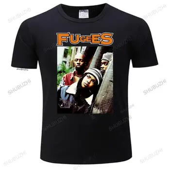 Fugees Lauryn Hill, Wyclef Jean Pras Vintage crna ljetna majica Muška Jedinstvena хлопковая s kratkim rukavima i okruglog izreza cool majica Top Majica
