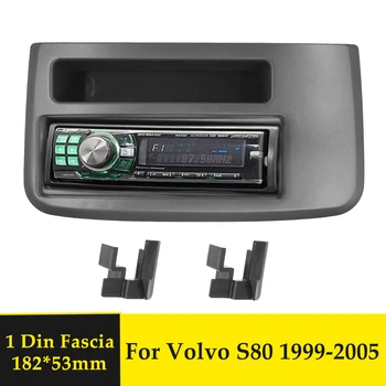 1DIN Auto Kontrolna ploča Radio je za Volvo S80 1999-2000 Adapter za Автостерео Trim ploče s Instrumentima Navlaka Okvir za montažu u ploču Kit
