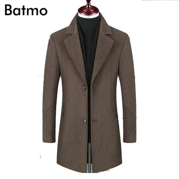 BATMO 2021 novi dolazak zime visoko kvalitetne vune утепленный тренч za muškarce,gospodo sive vunene jakne ,plus veličina M-6XL,1828