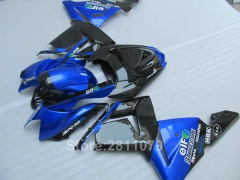 Topla rasprodaja komplet kalupa обтекателей za Kawasaki Ninja ZX10R 04 05 plava crna kit обтекателей ZX10R 2004 2005 GY13