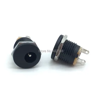 10шт dc-022 5.5-2.1 5.5 x 2,1 mm 5.5X2.5 mm Priključak napajanja dc Priključak dc adapter Za montažu na panel DC022