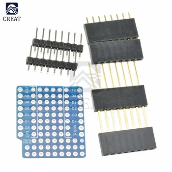 Zaštitna Ploča ProtoBoard za WeMos D1 Mini Dvostrani Modul Perf Naknada za Proširenje Kompatibilan S Arduino
