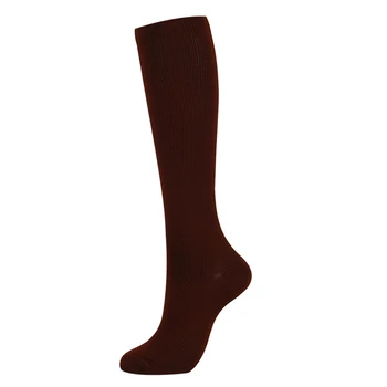 Besplatna dostava Kompresije čarape za trčanje Nadkoljenice 15-20 mm hg. žlice. Muške, ženske Sportske čarape za maraton Biciklizam Fudbal Proširenih vena