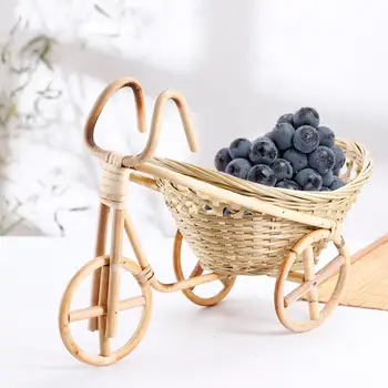 2021 Biciklistička oblik Pruća Košarica za Kruh Ručni Rad Pluća Bambus Obrt Košarica za podnošenje obrok za kuće prodaja na Veliko Дропшиппинг