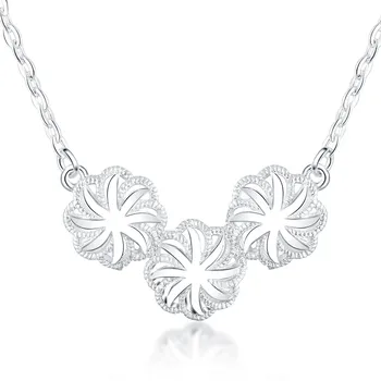 LN024 Novi srebrnu boju ogrlice nakit ženski moda vjenčanje OVJES topla rasprodaja privjesak ogrlica Božićni poklon