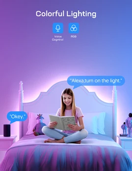 Trake led Svjetla WIFI Kontroler Fleksibilan Bluetooth RGB 5050 Ukras Svjetla Žarulja svjetlo noći Osvijetljena Linija Za Spavaće sobe