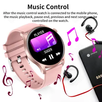 Pametni satovi LIGE Za žene s punim zaslonom osjetljivim na dodir, Fitness tracker Bluetooth Pametni satovi Za muškarce IP67 Vodootporan Sportski Narukvica za Android i iOS
