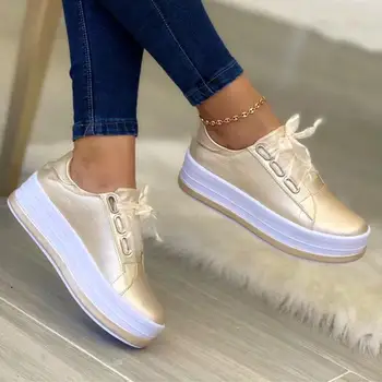 2022 Jesenski ženska Casual obuća Cipele za hodanje Veličina 43 Ženske cipele na platformu Ženske patike Dizajnerske cipele Ženske cipele čipka-up