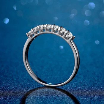 Ženstven Prsten od prirodnog Srebra 925 sterling s муассанитом Za ženske zurke, Dana Rođenja, Svadbeni Dar