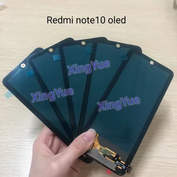 Za Xiaomi Redmi Note 10 4G M2101K7AI M2101K7AG LCD zaslon s дигитайзером zaslona za Redmi Note10 5G