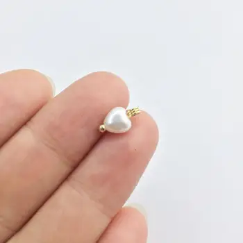 Eruifa 30 kom. 6 mm Popularni Kvalitetne Srdačan Plastične Biserne Perle Privjesci Privjesak Nakit je DIY Naušnice i Ogrlica