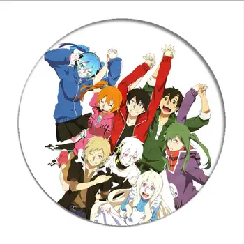1pc Anime MekakuCity Glumci Kido Cosplay Ikonu Broš Igle Kagerou Projekt Kano Сето Zbirka Ikona za Ruksak Odijevanje