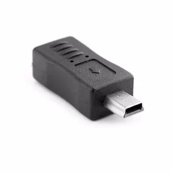 2 kom. Crni Mikro USB Ženski na USB Mini Muški Adapter za Punjač Adapter je Pretvarač Dostava