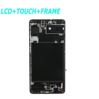 Originalni AMOLED za Samsung Galaxy A71 LCD zaslon osjetljiv na dodir Digitalizator Dodirna zbor za Samsung A71 A715 A715F A715FD LCD zaslon