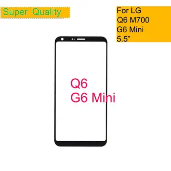 Za LG Q6 LG-M700 M700 M700A US700 M700H M703 M700Y Zaslon Osjetljiv na dodir Prednji Stakleni Panel Prednji Vanjska Staklena Leća Za LG Q6 LCD staklo