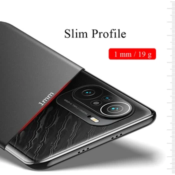 Xiaomi Poco X3 NFC Luksuzna ultra-tanki clamshell to Mat Stražnji poklopac Tvrdog RAČUNALA za Xiaomi Pocophone X2 X3 F3 F2 M3 Pro Mat Tvrda Torbica za telefon