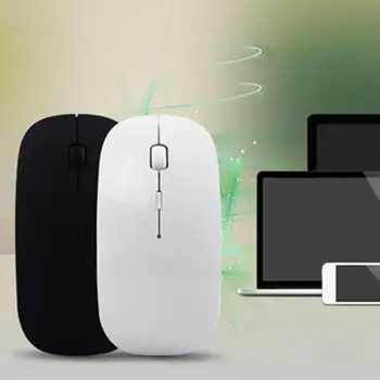 Bežični Miš Na 2,4 Ghz + Bluetooth-kompatibilna Miš 2 U 1 Bežični Miš je Ergonomski Miš Za Računala Optički ultra-tanki Laptop PC