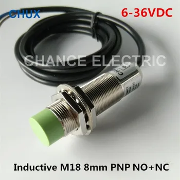 Induktivni senzori blizine PNP M18 6-36VDC NO+NC 4 žice IM18-8-DPC 8 mm Senzor za Određivanje Udaljenosti Prekidač položaja