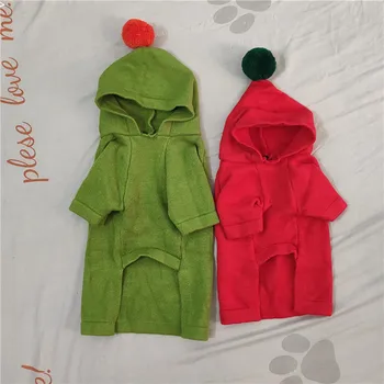 Božićni pulover za pse Mačka Yorkshire štene Odjeća za pse Kaput Odijelo Odijelo za malog psa Pomeranian pudlica Шнауцер Odjeća Majica