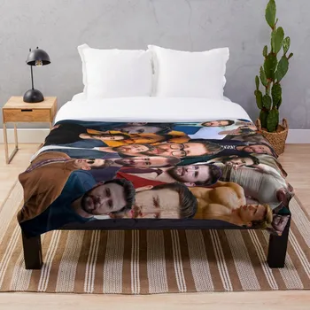 Chris Evans kolaž fotografija Bacanje Deka deka, toplo ukras, krevet i kauč, primjenjivo za muškarce i žene