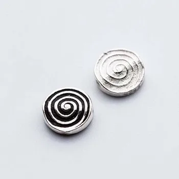 925 sterling srebra Godišnji Prsten Okrugle Perle-amajlije 7,5 mm Srebrni Metalni Razuporne perle DIY Ženske, Muške Pribor za izradu nakita