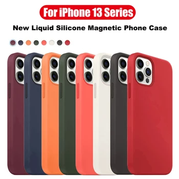 Luksuzni Izvorni 1:1 Tekući Silikon Torbicu za iPhone 13 12 Pro Max Torbica Glatka Mekana Stražnji Poklopac za iPhone 12 13 Mini