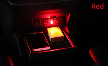 Auto-stil USB Ukrasne Lampe Rasvjeta LED Svjetla za Audi A1 A2 A3 A4 A5 A6 A7 A8 Q2 Q3 Q5 Q7 S3 S4-S8 TT RS3-RS6