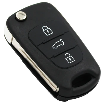 3 Gumb Zamjena prazan Flip Daljinski Ključ privjesak Torbica za Hyundai I30/IX35 I20 IX20